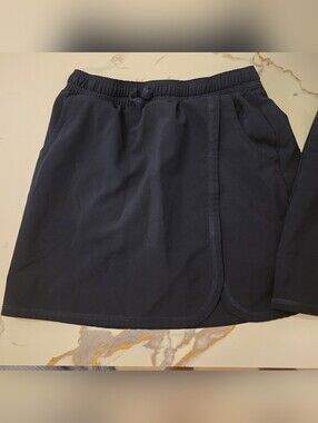 Nautica Navy Blue School Uniform Skorts With Pockets - Lot Of 2